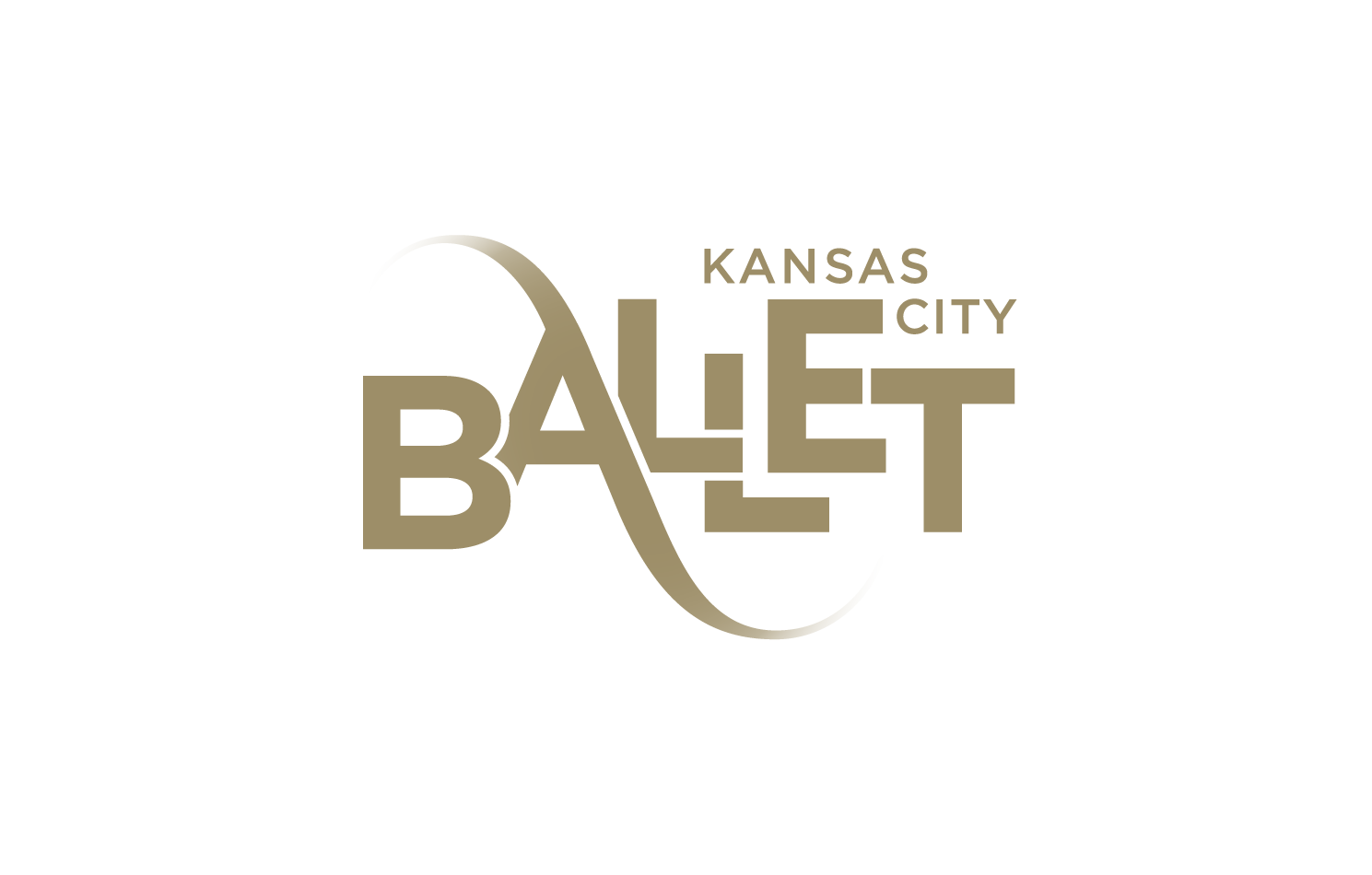 Gold Kansas City Ballet Logo