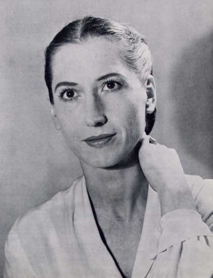 Tatiana Dokoudovsak in 1957