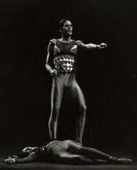 Dancers James Jordan and Corrinee Giddings.