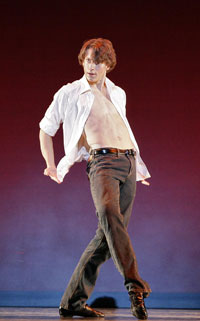Dancer Matthew Pawlicki-Sinclair. Photographer Steve Wilson.