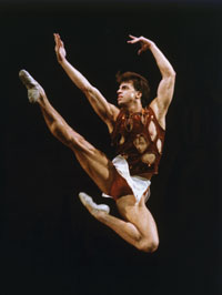 Dancer Scott Alan Barker. Photographer Don Middleton.