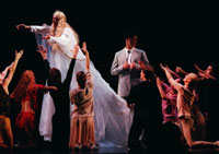Dancers in Arena in 1996. Photographer Steve Wilson.