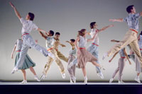 Kansas City Ballet in Company B in fall 2007. Photographer Steve Wilson.