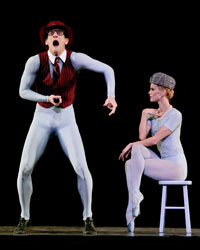 Dancers Logan Pachciarz and Lisa Choules. Photographer Steve Wilson.