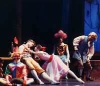 Kansas City Ballet in Coppelia in spring 1993. Photographer Steve Wilson.