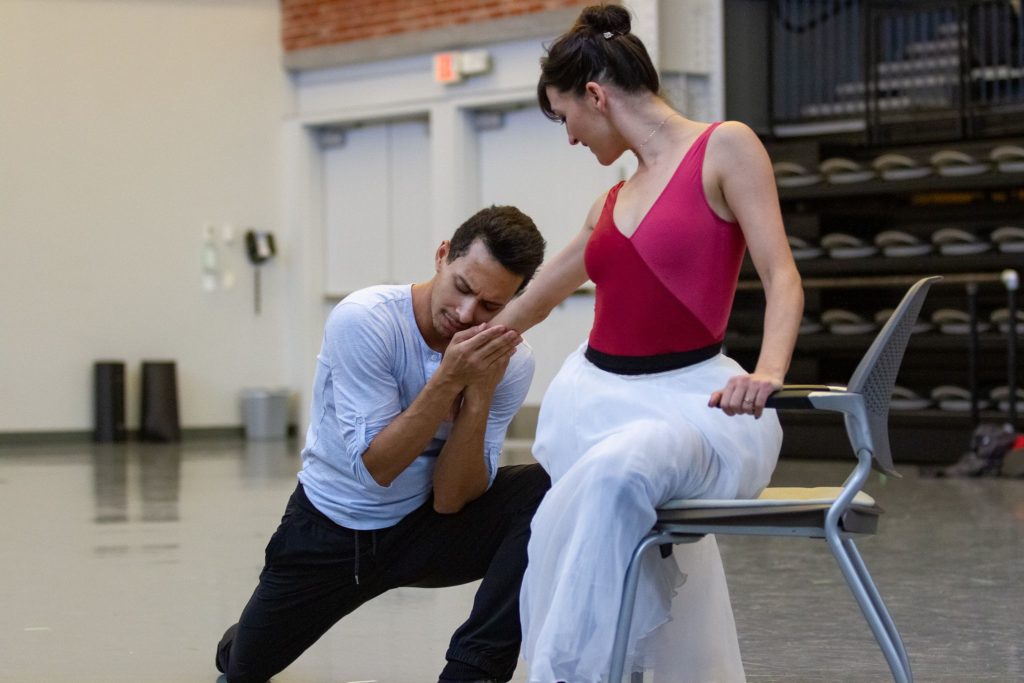 Dancers Emily Mistretta and Lamin Pereira dos Santos. Photography by Elizabeth Stehling.