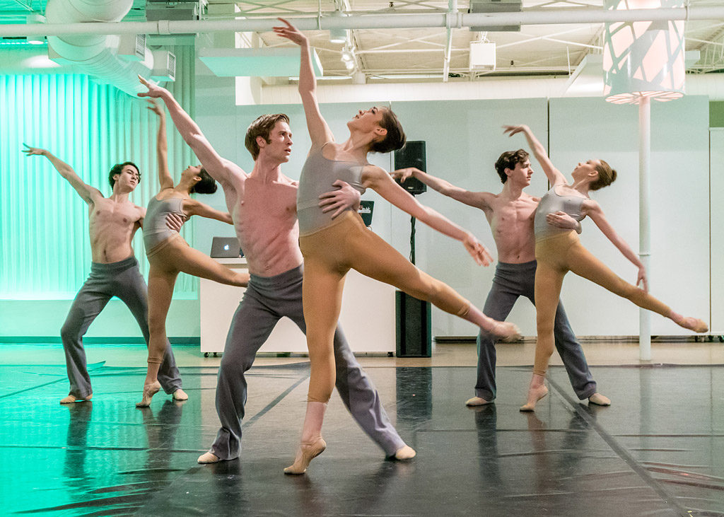 2018 Barre Soiree performance by Kansas City Ballet's Second Company. Photo by Don Ipock. 