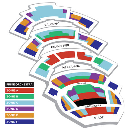 Kansas City Ballet Seating Charts - KC Ballet - Kauffman Center