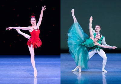 Dancers Angelina Sansone & Geoffrey Kropp. Photographer Steve Wilson.