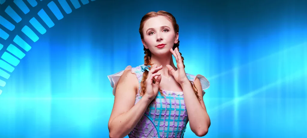 Kansas City Ballet Dancer Gillian Yoder as Dorothy in the Wizard of Oz.