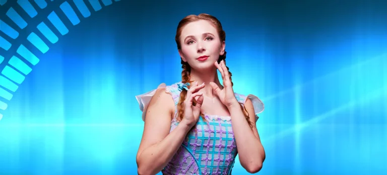 Kansas City Ballet Dancer Gillian Yoder as Dorothy in the Wizard of Oz.